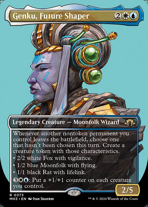 Genku, Future Shaper (373) - BORDERLESS - FULL ART - Modern Horizons 3 - Game On