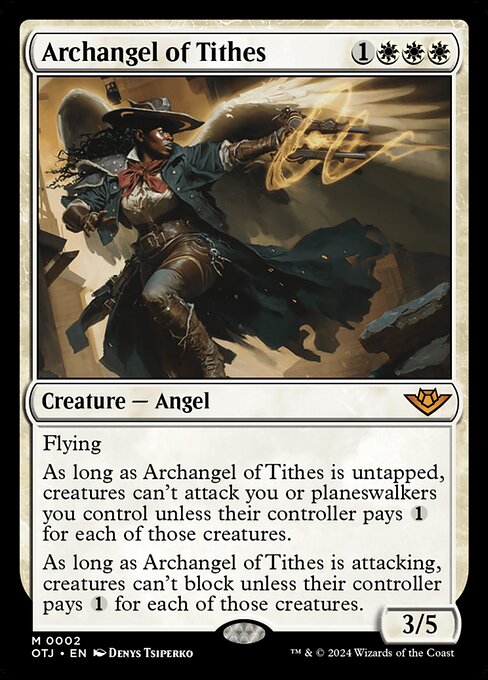 Archangel of Tithes (2) (Foil) - Outlaws of Thunder Junction - Game On
