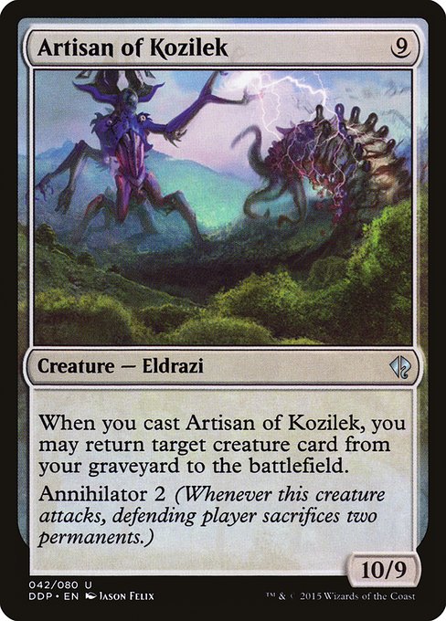 Artisan of Kozilek (42) - Duel Decks: Zendikar vs. Eldrazi - Game On