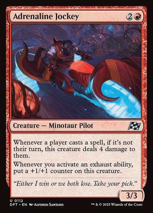 Adrenaline Jockey (112) (Foil) - Aetherdrift - Game On