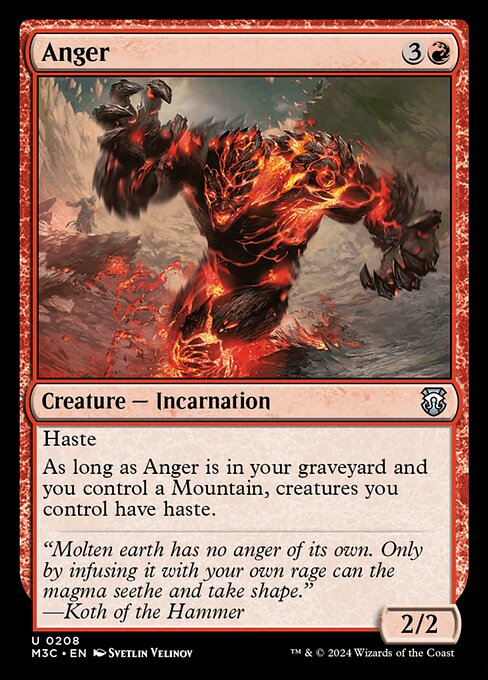 Anger (208) - Modern Horizons 3 Commander - Game On