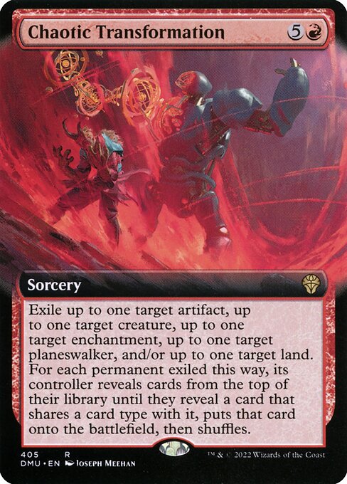 Chaotic Transformation (405) - EXTENDED ART - Dominaria United - Game On