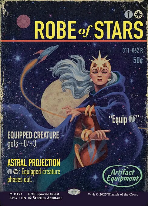 Robe of Stars (121) - BORDERLESS (Foil) - Special Guests - Game On