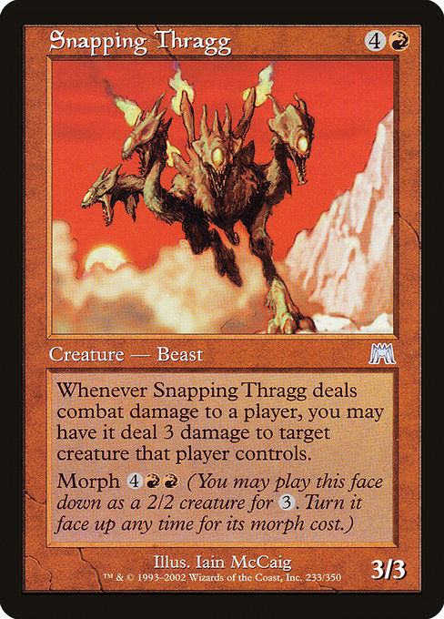 Snapping Thragg (233) (Foil) - Onslaught - Game On