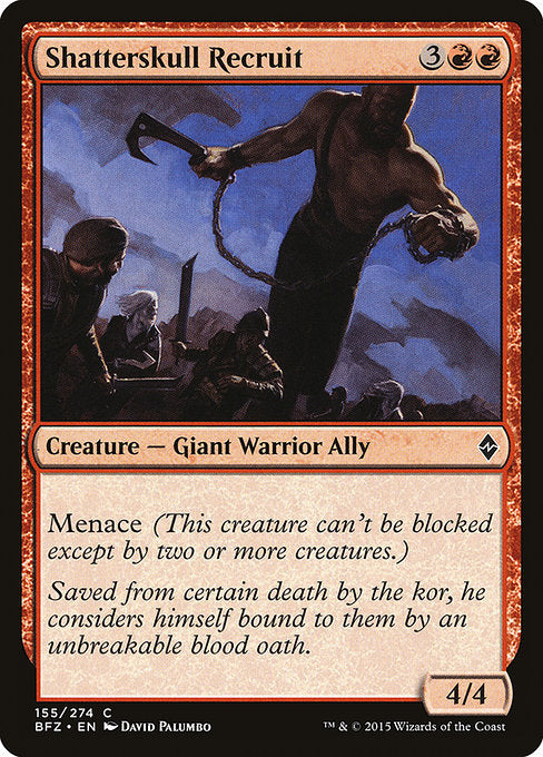 Shatterskull Recruit (155) (Foil) - Battle for Zendikar - Game On
