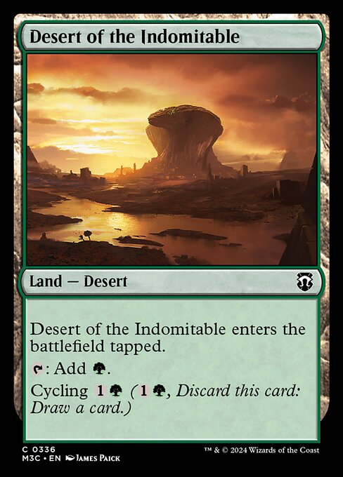 Desert of the Indomitable (336) - Modern Horizons 3 Commander - Game On