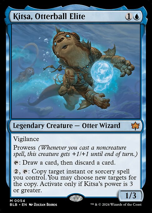 Kitsa, Otterball Elite (54) (Foil) - Bloomburrow - Game On