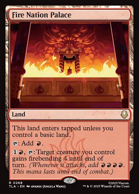 Fire Nation Palace (268) (Foil) - Avatar: The Last Airbender - Game On