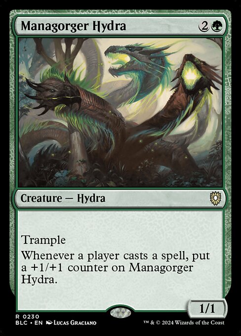 Managorger Hydra (230) - Bloomburrow Commander - Game On