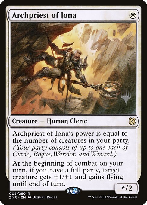 Archpriest of Iona (5p) - Zendikar Rising Promos - Game On