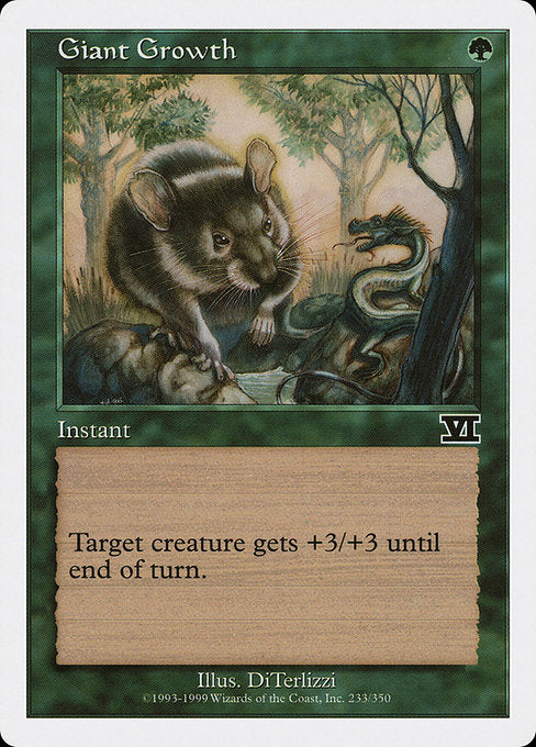 Giant Growth (233) - Classic Sixth Edition - Game On