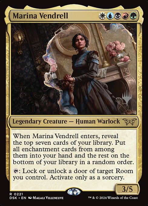 Marina Vendrell (221p) (Foil) - Duskmourn: House of Horror Promos - Game On