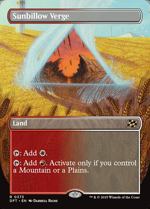 Sunbillow Verge (373) - BORDERLESS - FULL ART (Foil) - Aetherdrift - Game On