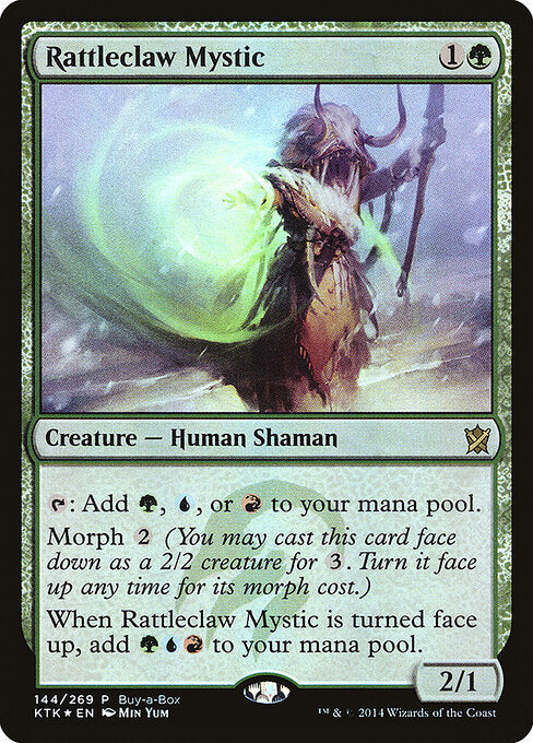 Rattleclaw Mystic (144) (Foil) - Khans of Tarkir Promos - Game On
