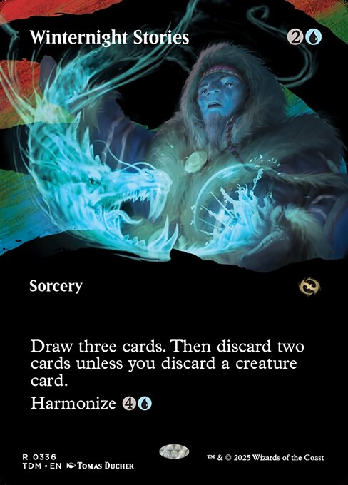 Winternight Stories (336) - BORDERLESS - FULL ART (Foil) - Tarkir: Dragonstorm - Game On