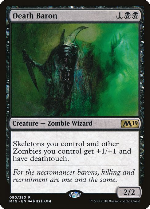 Death Baron (90) - Core Set 2019 - Game On