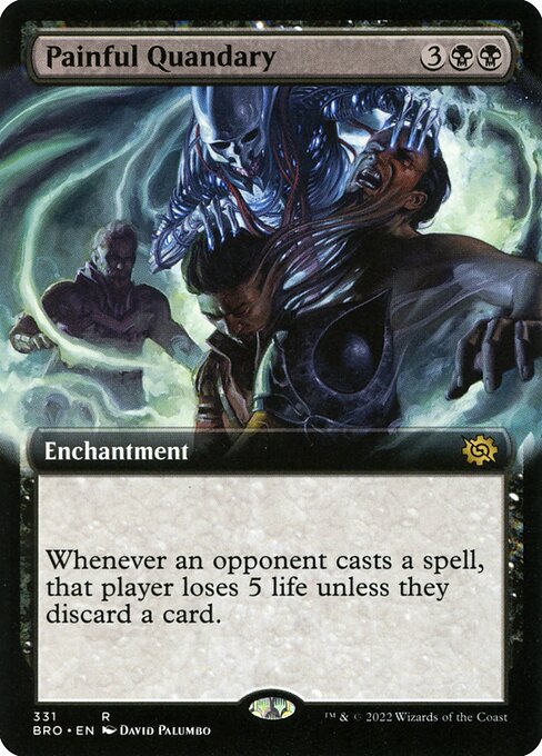 Painful Quandary (331) - EXTENDED ART (Foil) - The Brothers' War - Game On