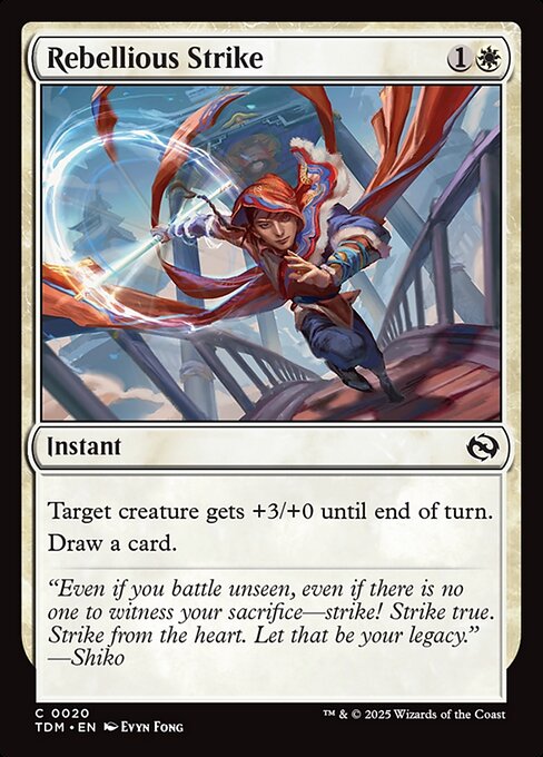 Rebellious Strike (20) - Tarkir: Dragonstorm - Game On