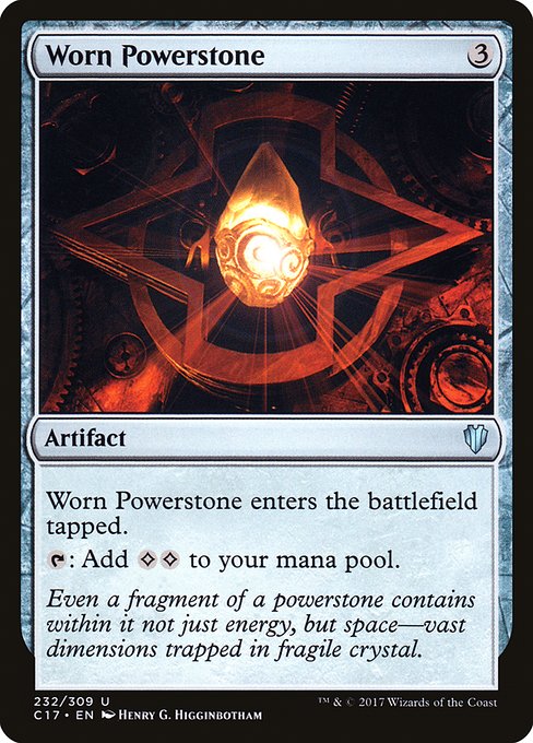 Worn Powerstone (232) - Commander 2017 - Game On