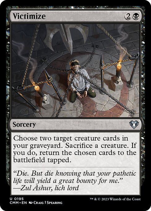Victimize (195) - Commander Masters - Game On