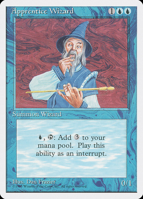 Apprentice Wizard (61) - Fourth Edition - Game On