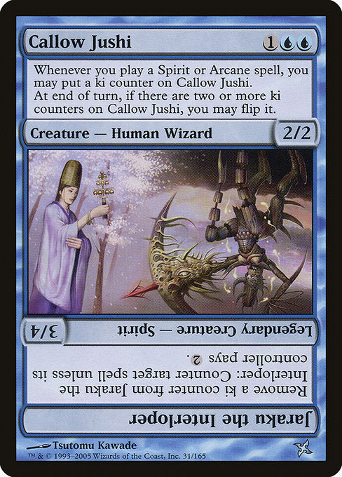 Callow Jushi // Jaraku the Interloper (31) - Betrayers of Kamigawa - Game On