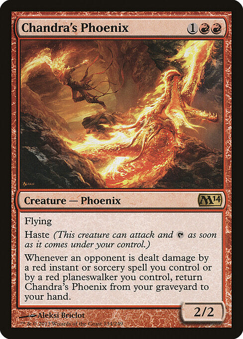 Chandra's Phoenix (134) (Foil) - Magic 2014 - Game On