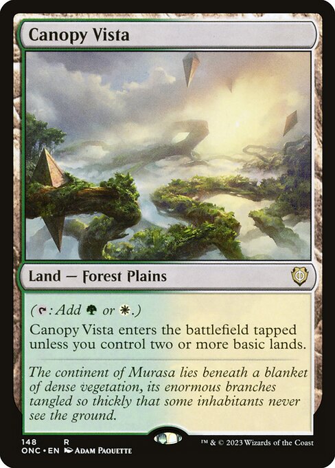 Canopy Vista (148) - Phyrexia: All Will Be One Commander - Game On