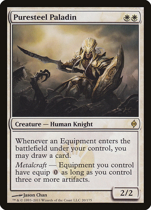 Puresteel Paladin (20) - New Phyrexia - Game On