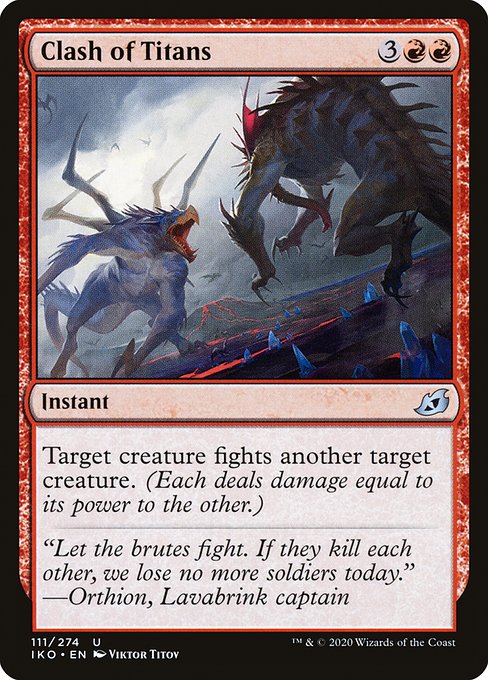 Clash of Titans (111) (Foil) - Ikoria: Lair of Behemoths - Game On