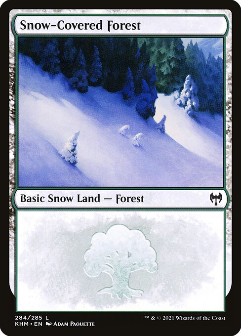 Snow-Covered Forest (284) (Foil) - Kaldheim - Game On
