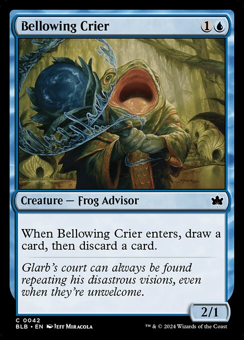 Bellowing Crier (42) (Foil) - Bloomburrow - Game On