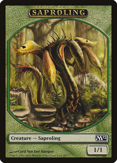 Saproling (5) - Magic 2012 Tokens - Game On