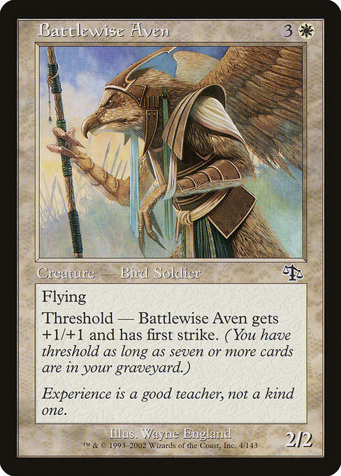 Battlewise Aven (4) (Foil) - Judgment - Game On