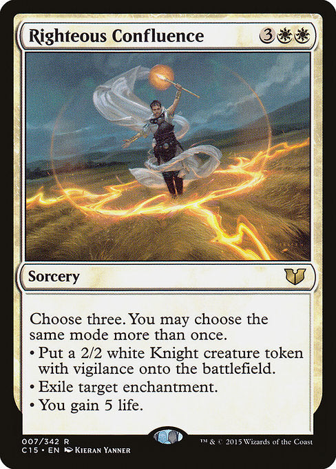 Righteous Confluence (7) - Commander 2015 - Game On