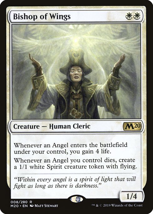 Bishop of Wings (8) (Foil) - Core Set 2020 - Game On