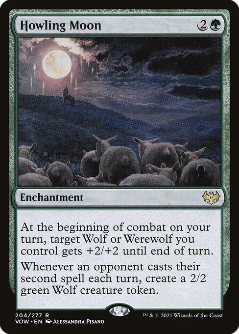 Howling Moon (204) (Foil) - Innistrad: Crimson Vow - Game On