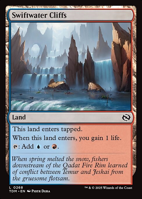 Swiftwater Cliffs (268) - Tarkir: Dragonstorm - Game On