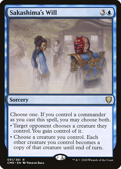 Sakashima's Will (91) (Foil) - Commander Legends - Game On