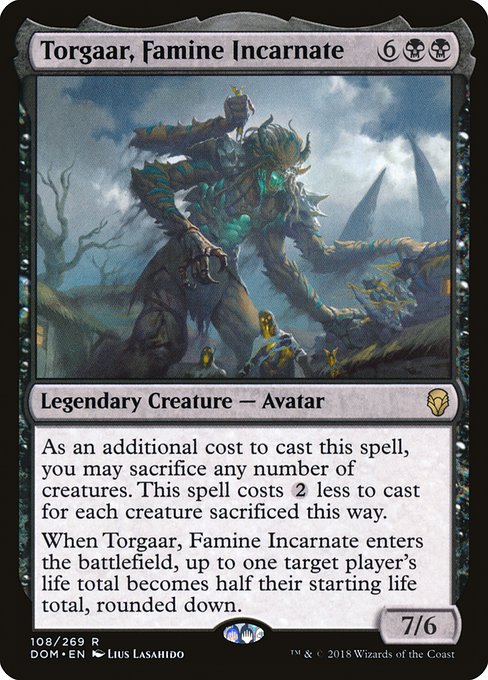 Torgaar, Famine Incarnate (108) (Foil) - Dominaria - Game On