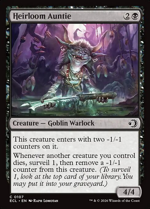 Heirloom Auntie (107) (Foil) - Lorwyn Eclipsed - Game On