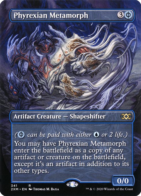 Phyrexian Metamorph (341) - BORDERLESS - FULL ART - Double Masters - Game On