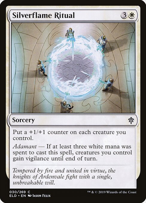 Silverflame Ritual (30) (Foil) - Throne of Eldraine - Game On