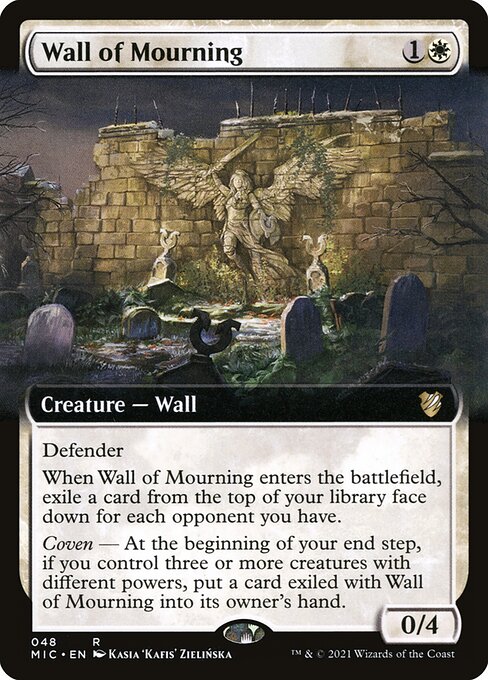 Wall of Mourning (48) - EXTENDED ART - Midnight Hunt Commander - Game On