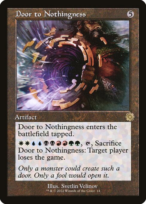 Door to Nothingness (14) (Foil) - The Brothers' War Retro Artifacts - Game On