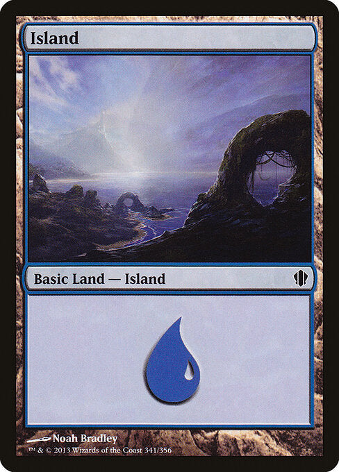 Island (341) - Commander 2013 - Game On