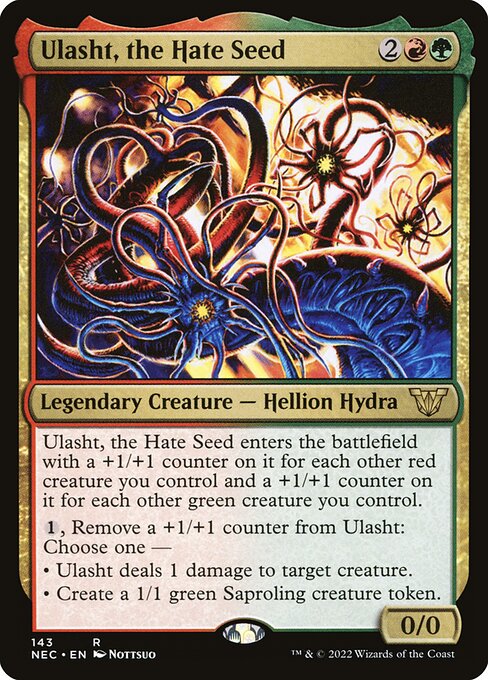 Ulasht, the Hate Seed (143) - Neon Dynasty Commander - Game On