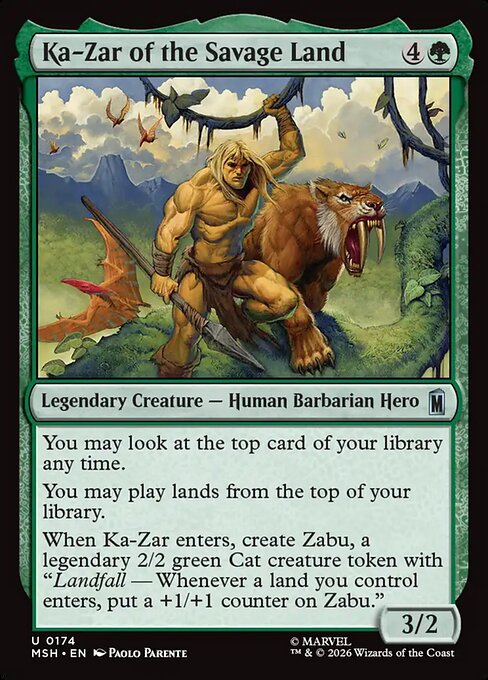 Ka-Zar of the Savage Land (174) (Foil) - Marvel Super Heroes - Game On