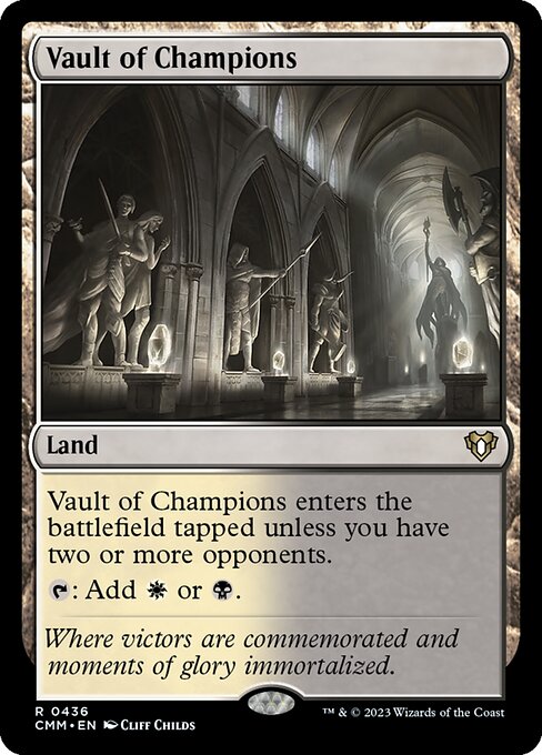 Vault of Champions (436) - Commander Masters - Game On