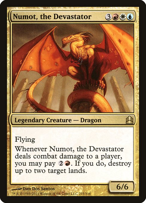 Numot, the Devastator (215) - Commander 2011 - Game On